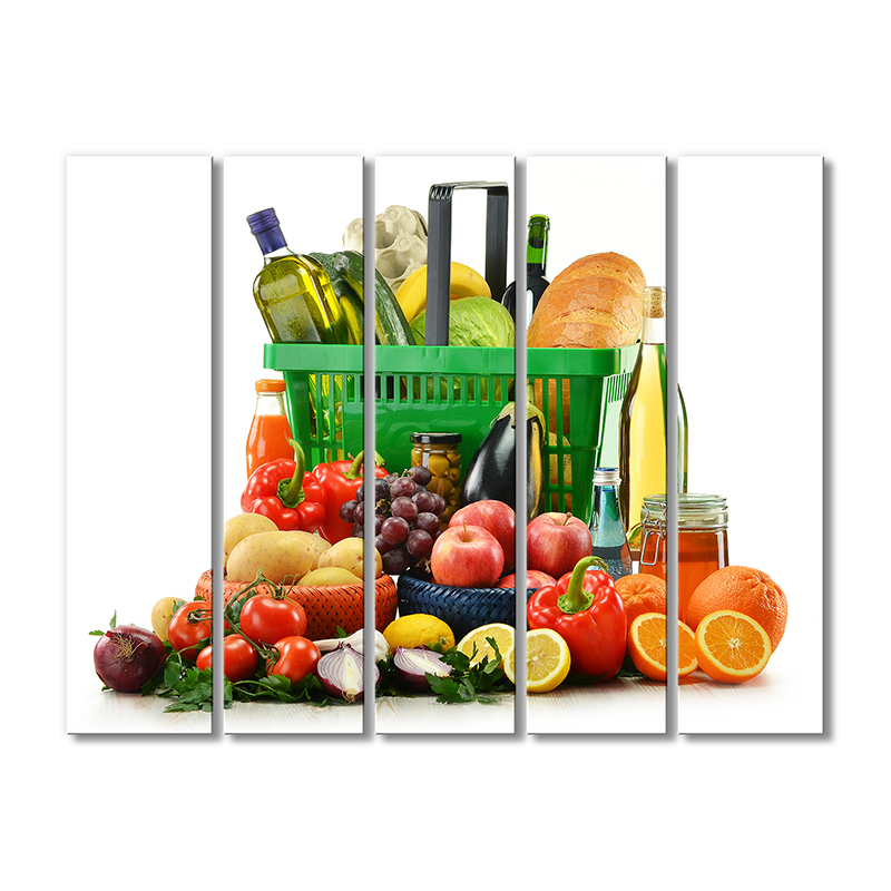 

Модульная картина Artel «Натуральные продукты» 5 модулей 70x105 см