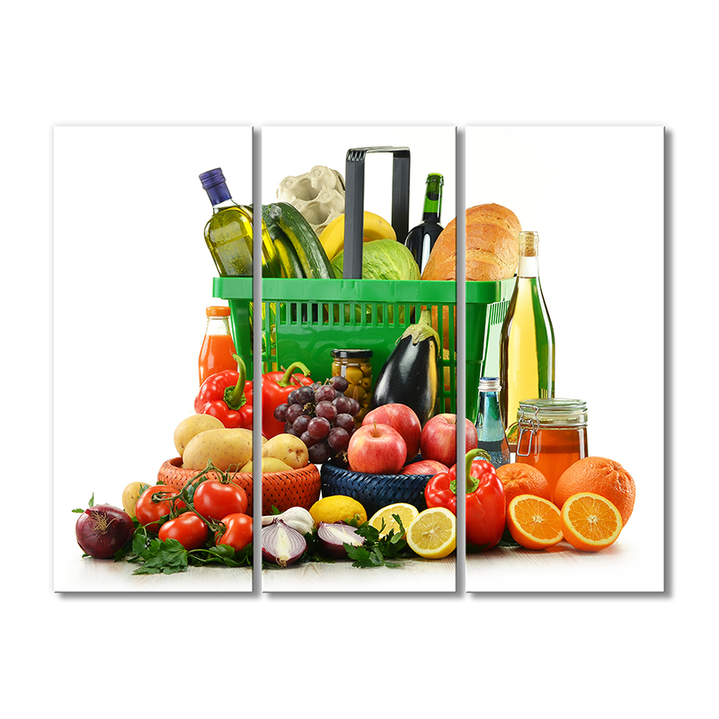 

Модульная картина Artel «Натуральные продукты» 3 модуля 90x135 см