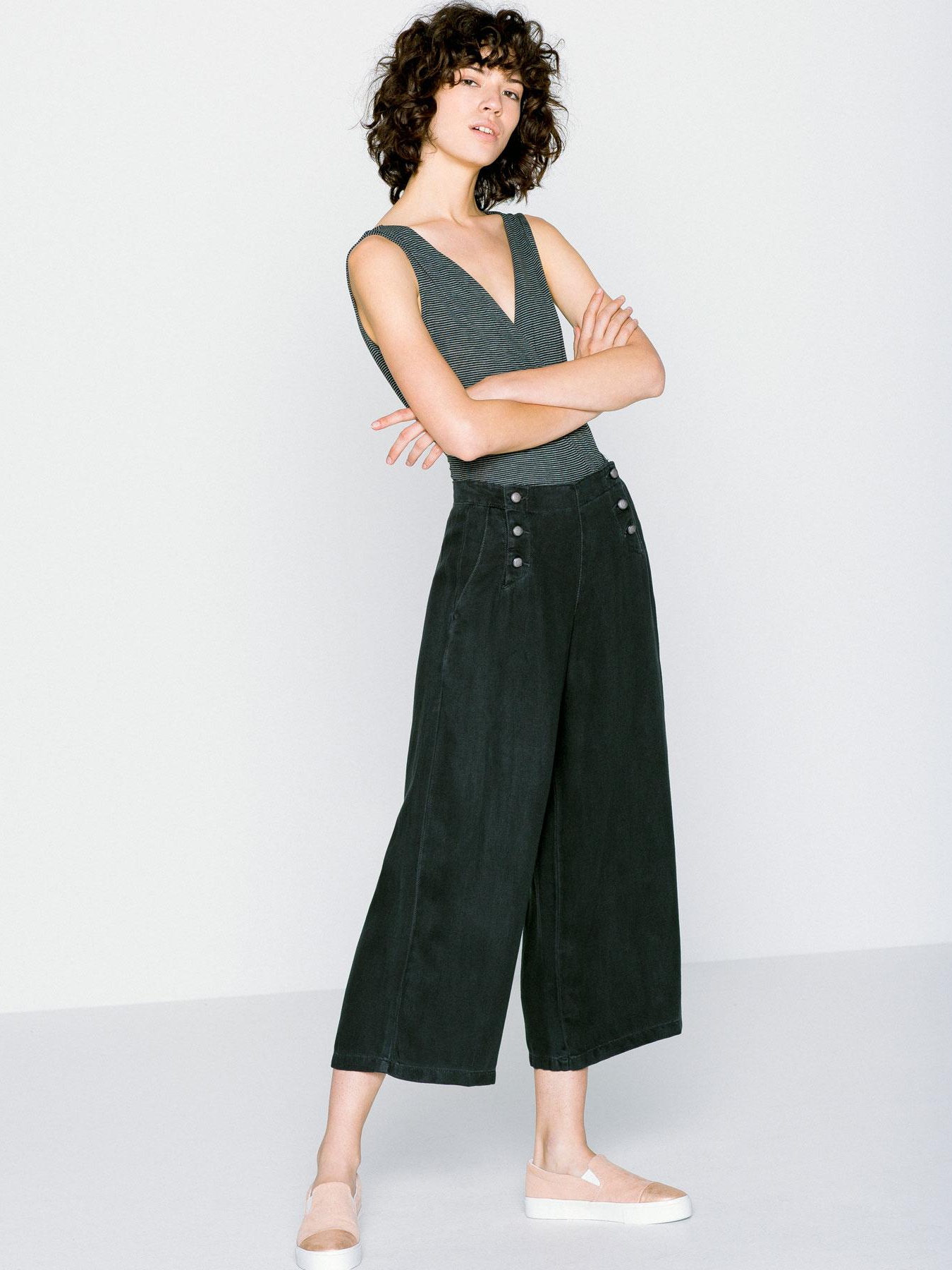 

Брюки Pull & Bear XAZ238547CUWB 40 Темно-серые