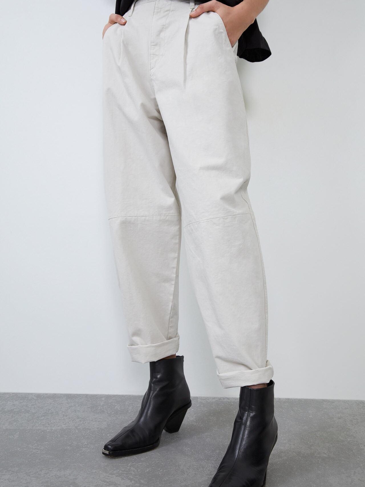 

Брюки Zara XAZ244438SAAA 38 Молочные