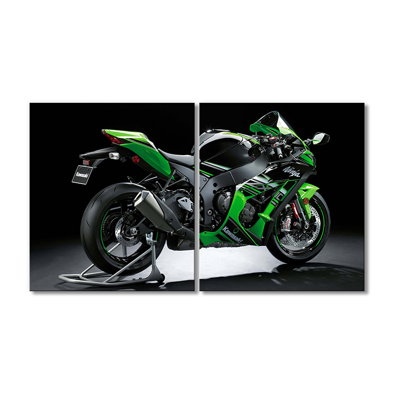 

Модульная картина Artel «Мотоцикл Кавасаки Ниндзя ZX-10R» 2 модуля 90x135 см