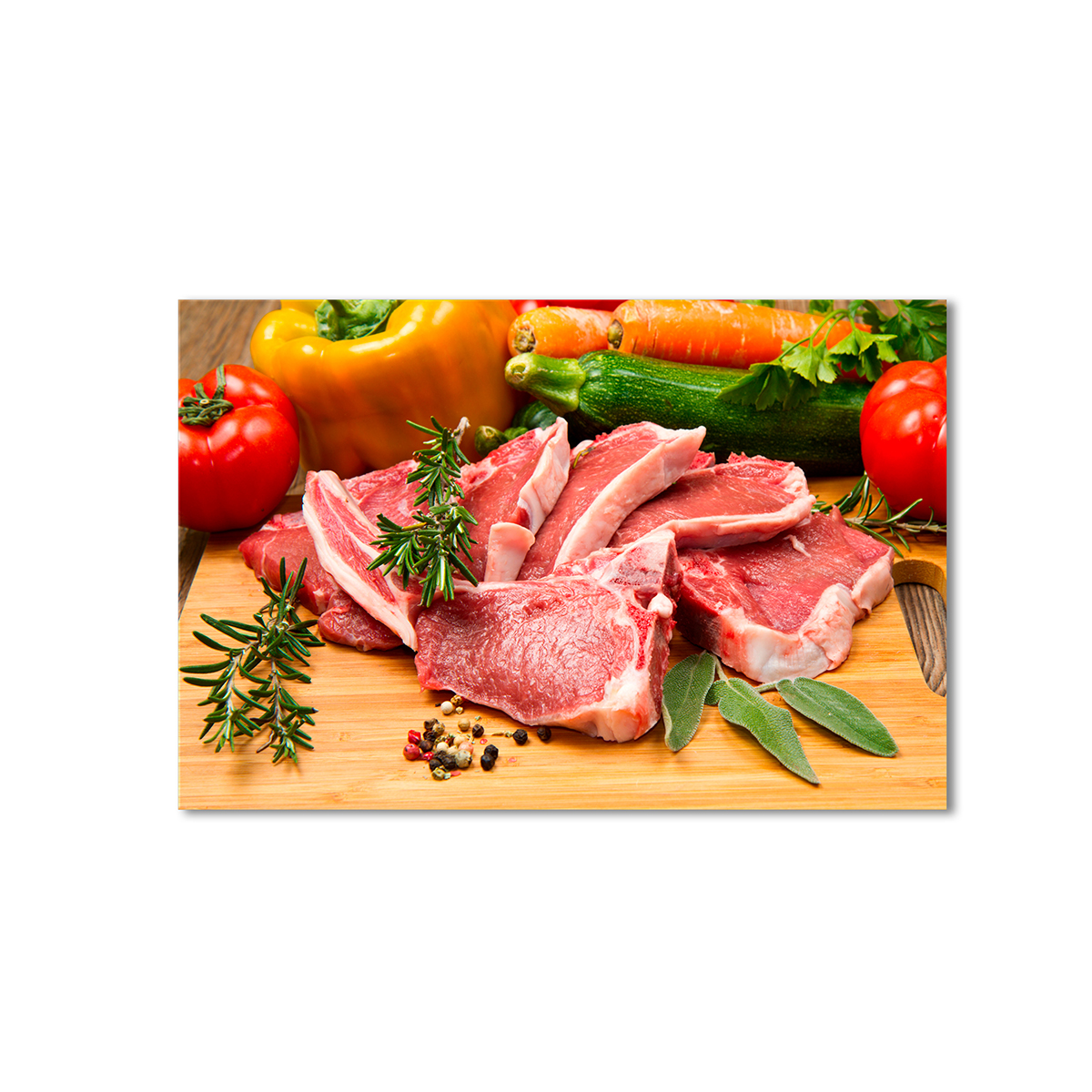 

Модульная картина Artel «Мясо с овощами» 1 модуль 60x90 см