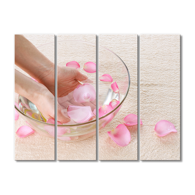 

Модульная картина Artel «Мытье рук в лепестках роз» 4 модуля 120x180 см