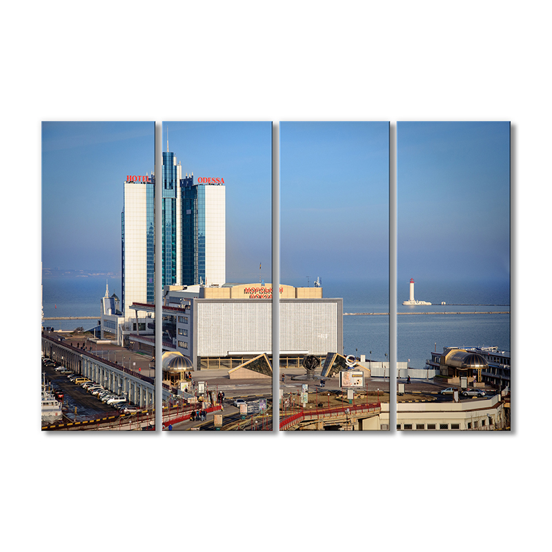 

Модульная картина Artel «Морвокзал маяк Одесса» 4 модуля 60x90 см