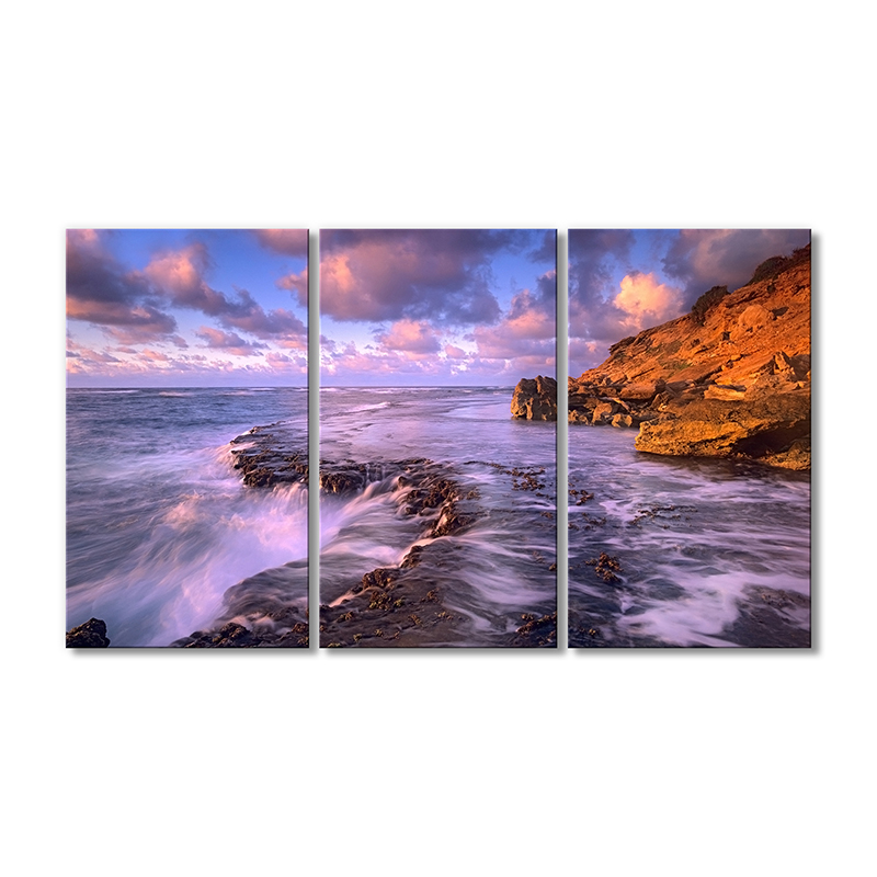 

Модульная картина Artel «Море Фиолетовые сны» 3 модуля 90x135 см