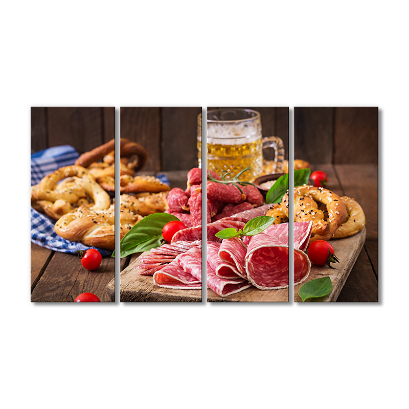 

Модульная картина Artel «Мясное ассорти на доске» 4 модуля 80x120 см