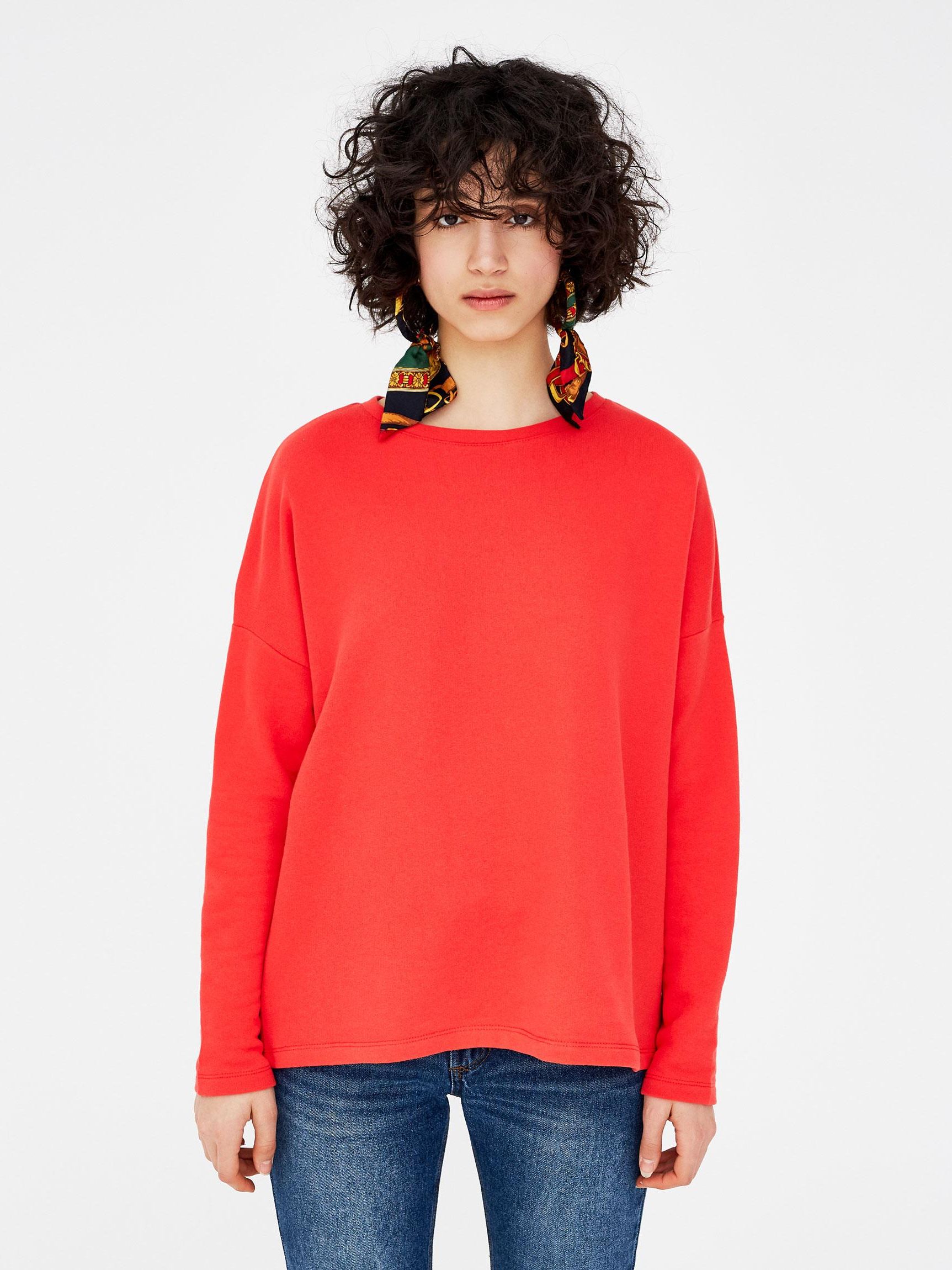 

Свитшот Pull & Bear XAZ221055JWDA XS Красный