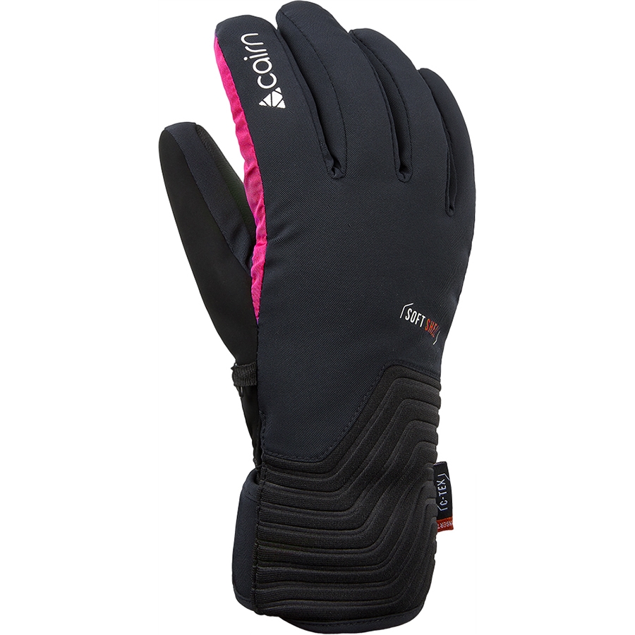 

Перчатки горнолыжные Cairn Elena W black-neon pink 8