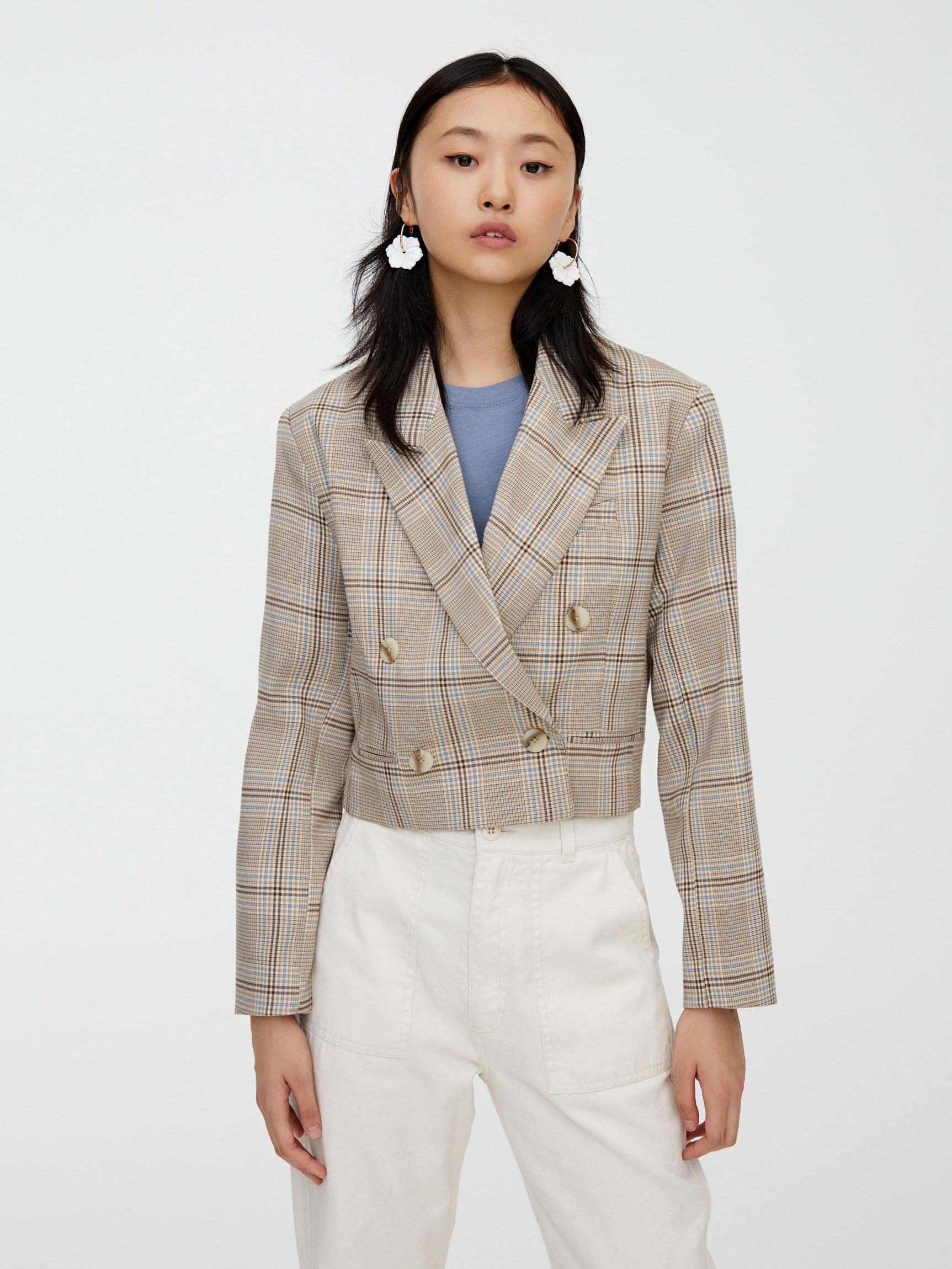

Пиджак Pull & Bear XAZ260229USBX  Бежевый, Пиджак Pull & Bear XAZ260229USBX XL Бежевый