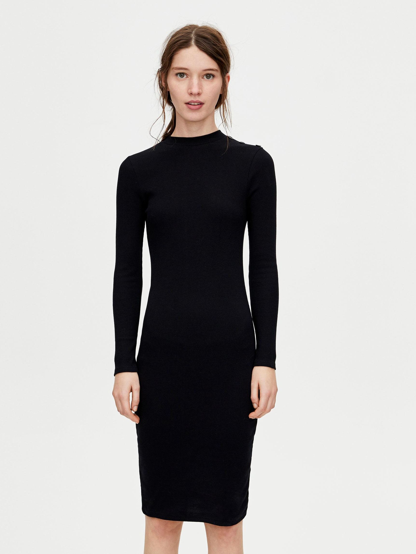 

Платье Pull & Bear XAZ260334JLNL M Черное