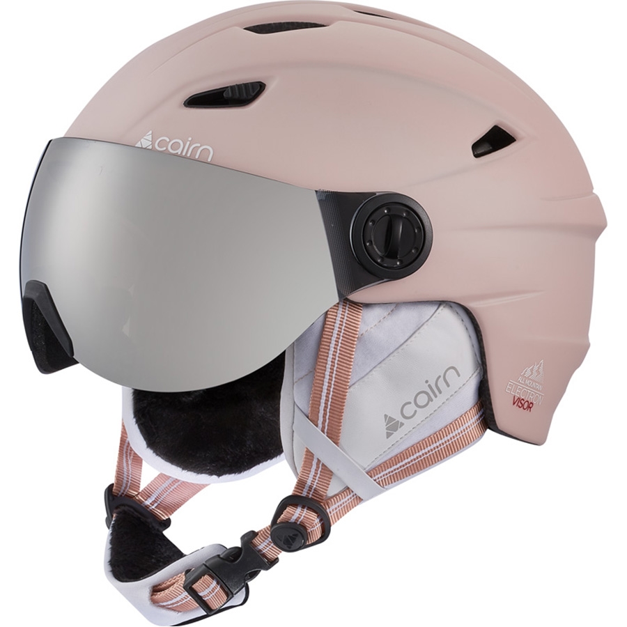 

Шлем горнолыжный с визором Cairn Electron Visor SPX3 powder pink 57-58