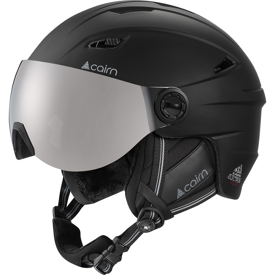 

Шлем горнолыжный с визором Cairn Electron Visor Photochromic II mat black 59-60