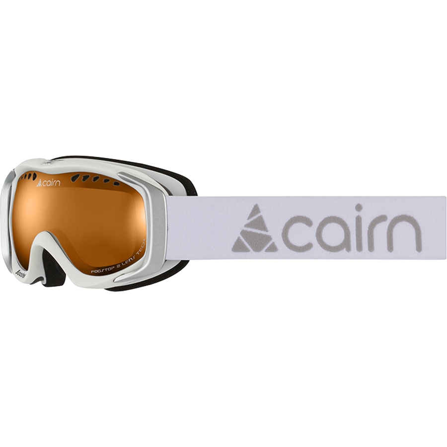 

Маска горнолыжная Cairn Booster Photochromic Jr mat white-silver