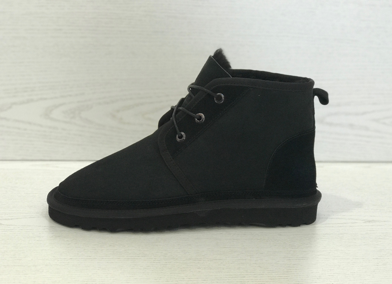 

Натуральні чоловічі чорні замшеві черевики неумель Australian Merino Mens Classic Boots Black 45