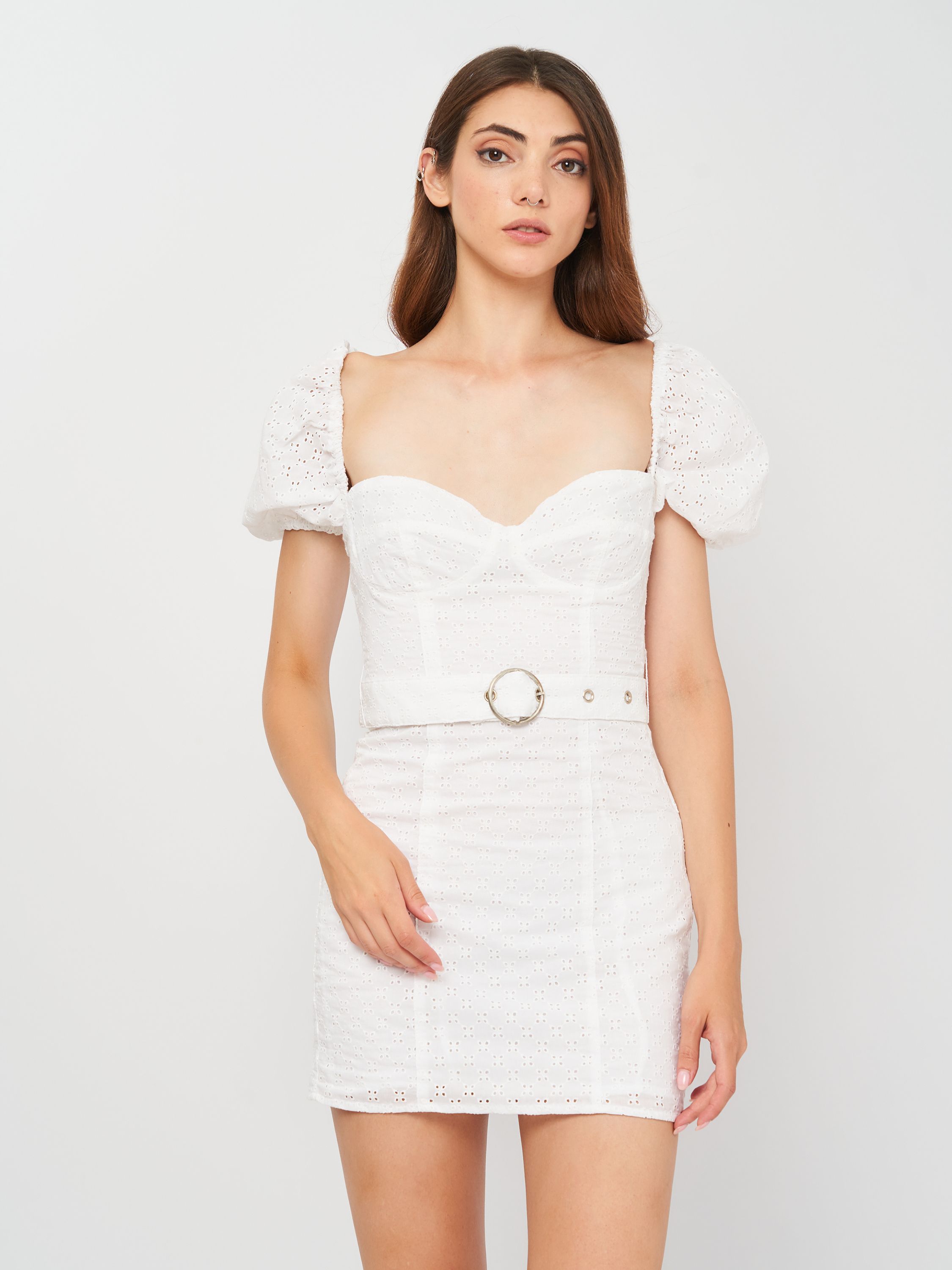

Платье Bershka 0417/234/712  Белое, Платье Bershka 0417/234/712 S Белое