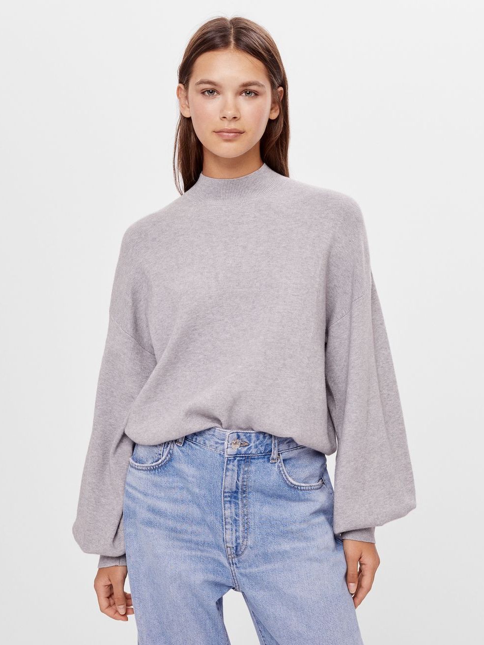 

Джемпер Bershka 7097/596/802 S Светло-серый