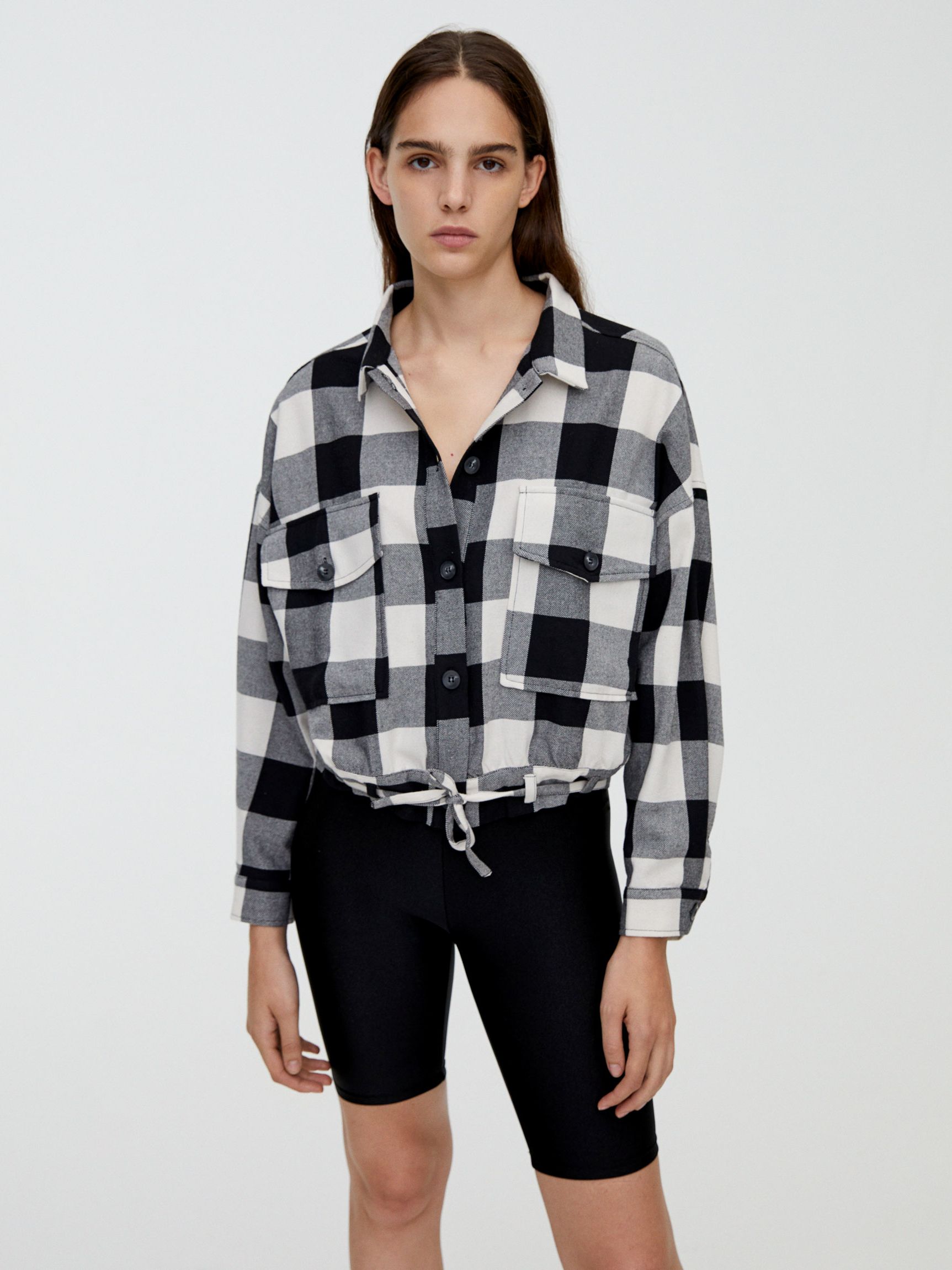 

Рубашка Pull & Bear 9474/374/805 XS Черная