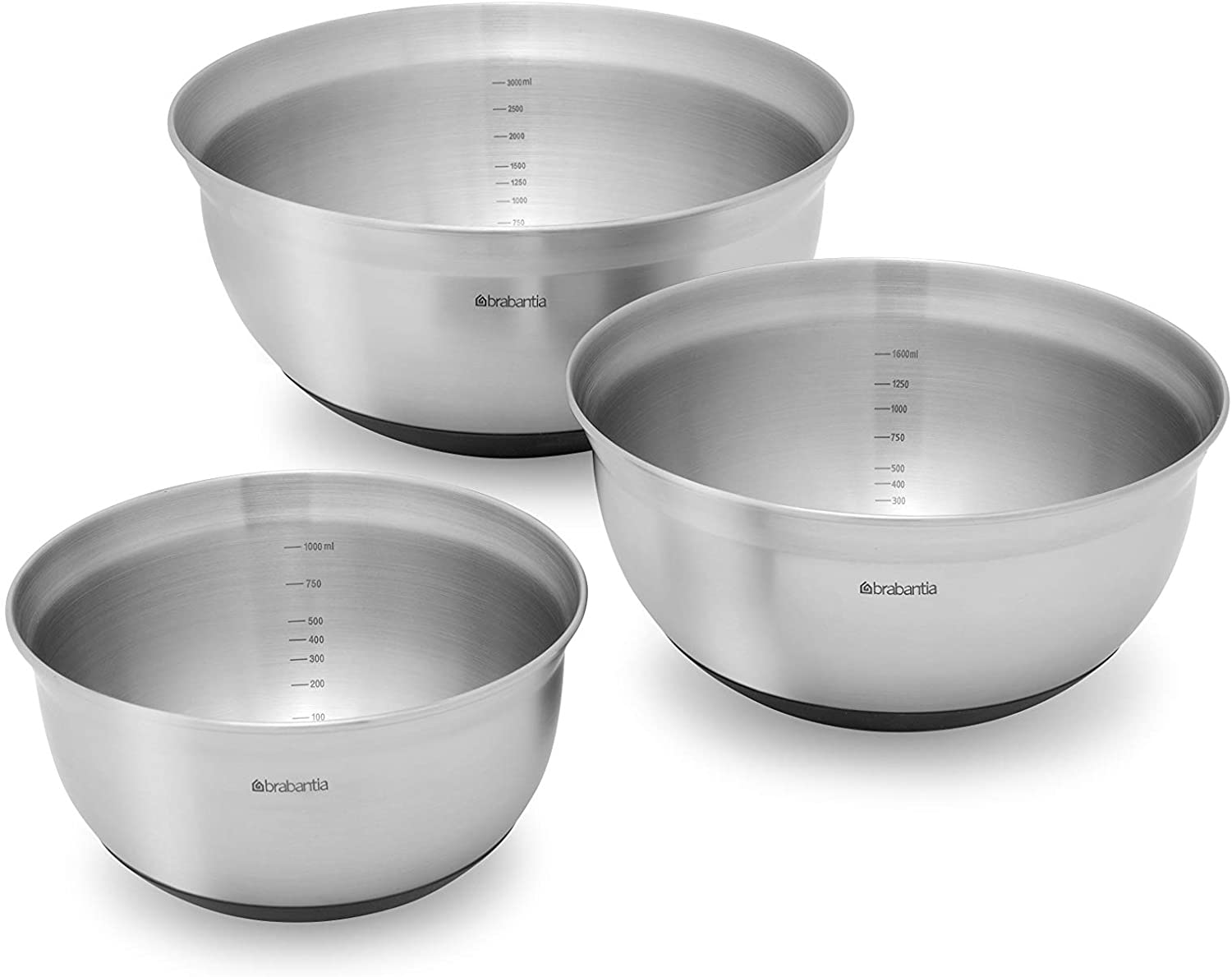 

Набор мисок из 3 предметов: 1л, 1,6л, 3л Brabantia 363900