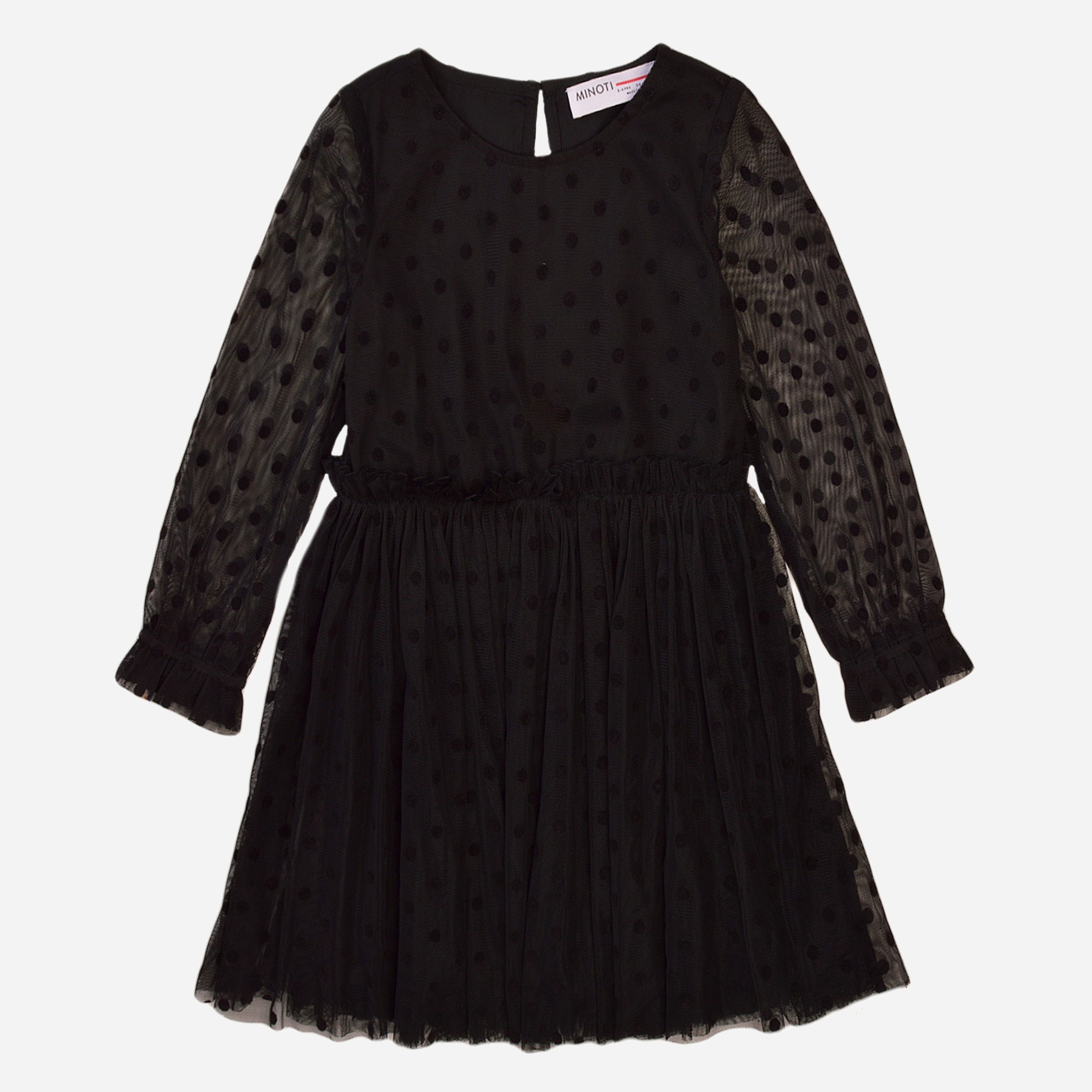 

Платье с длинными рукавами Minoti Sequin 7 34135JNR 104-110 см Черное (5059030573355)