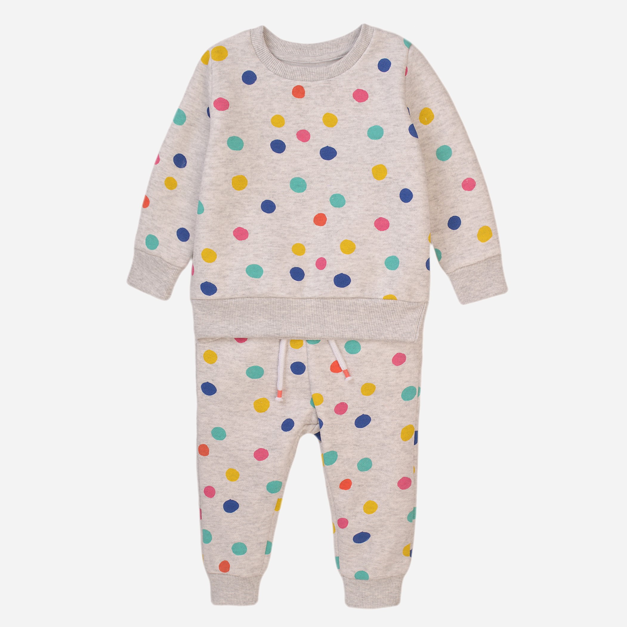 

Костюм (свитшот + штаны) утепленный Minoti 8GJOGSET 3 34795KID 80-86 см Серый