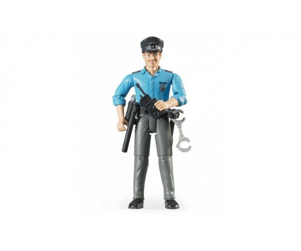 

Игрушка Bruder Фигурка полисмена, BRUDER 11см + аксессуары (60050)