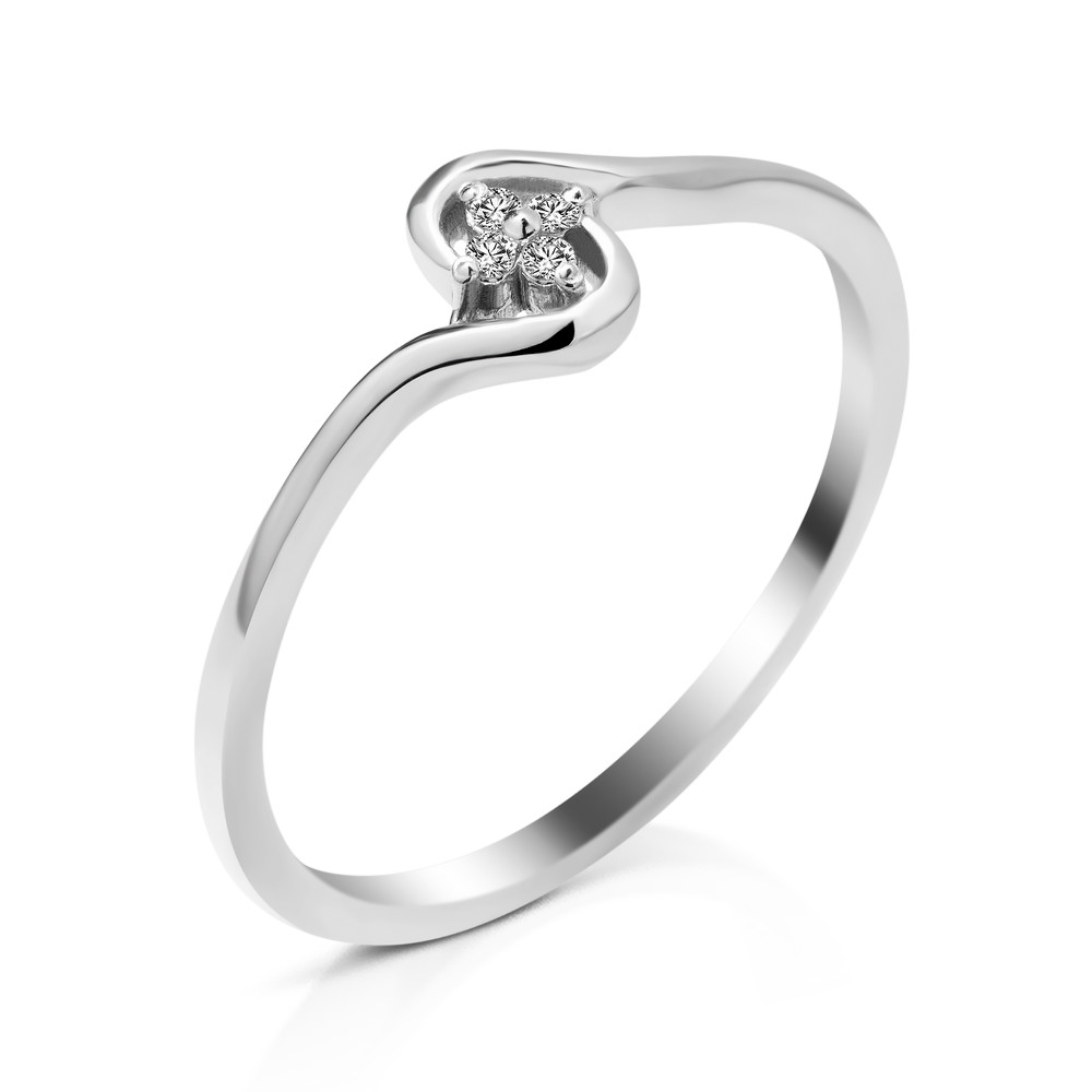

Серебряное кольцо с бриллиантом B018-10 GS-6143 р-17.5