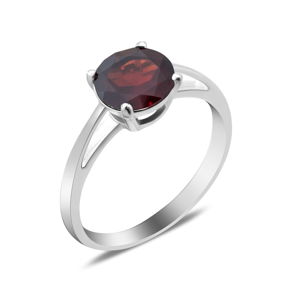 

Серебряное кольцо с гранатом 003-41 GS-5701 р-18