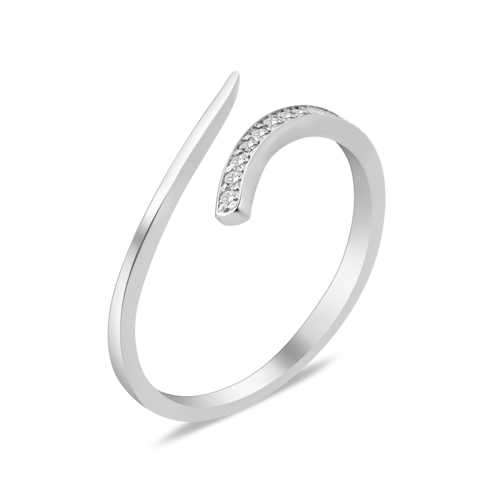 

Серебряное кольцо с бриллиантом B030-10 GS-6156 р-17