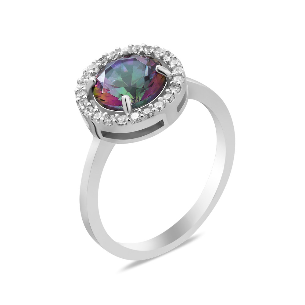 

Серебряное кольцо с фианитом Madlen-8110 GS-6174 р-17.5