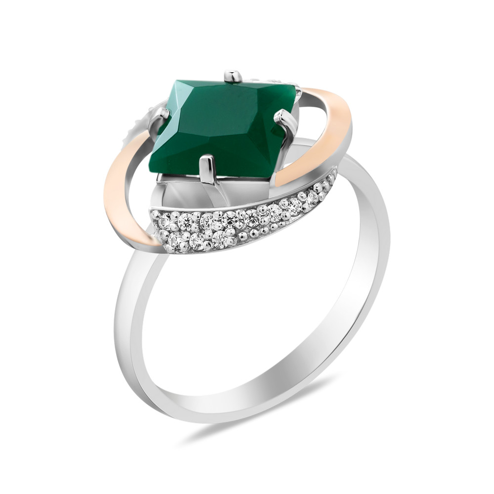 

Серебряное кольцо с фианитом Gemma-7310 GS-6171 р-17.5