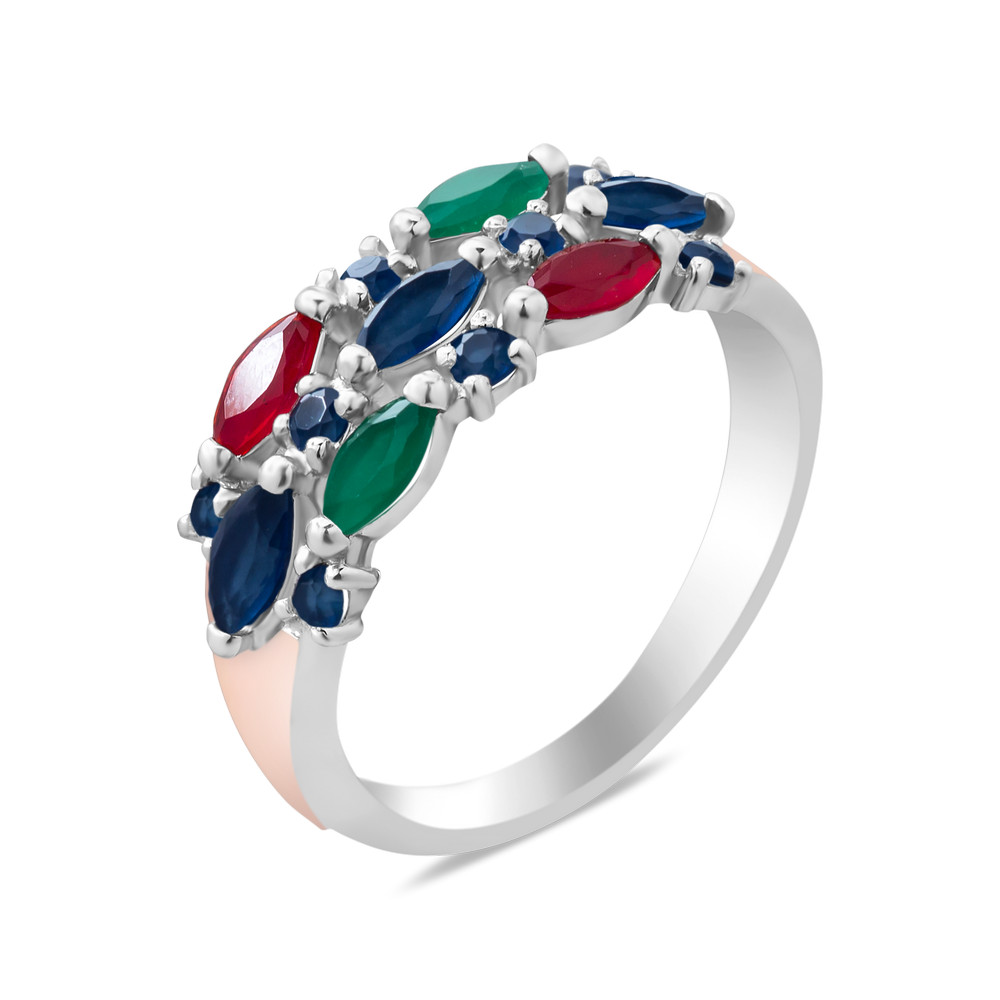

Серебряное кольцо с фианитом Skarlet-324973 GS-6178 р-18