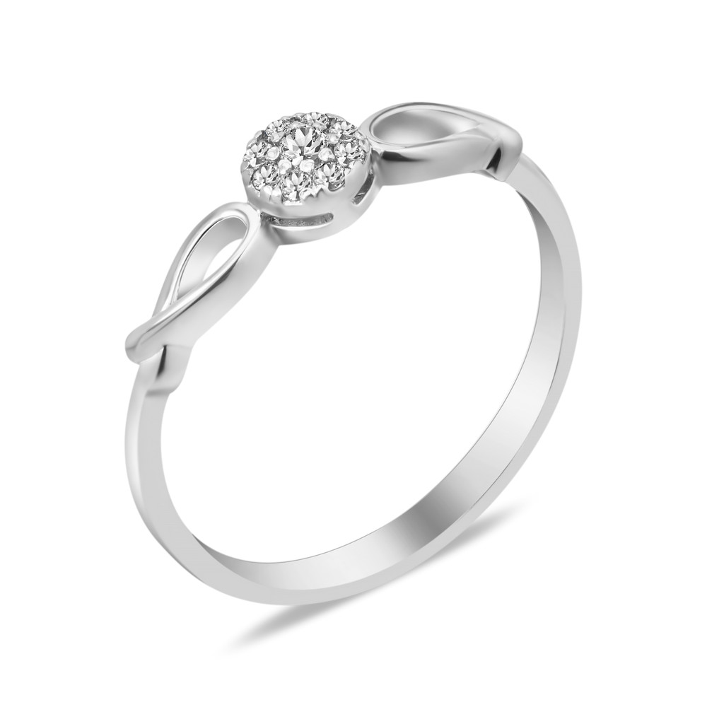 

Серебряное кольцо с бриллиантом B029-10 GS-6154 р-16.5