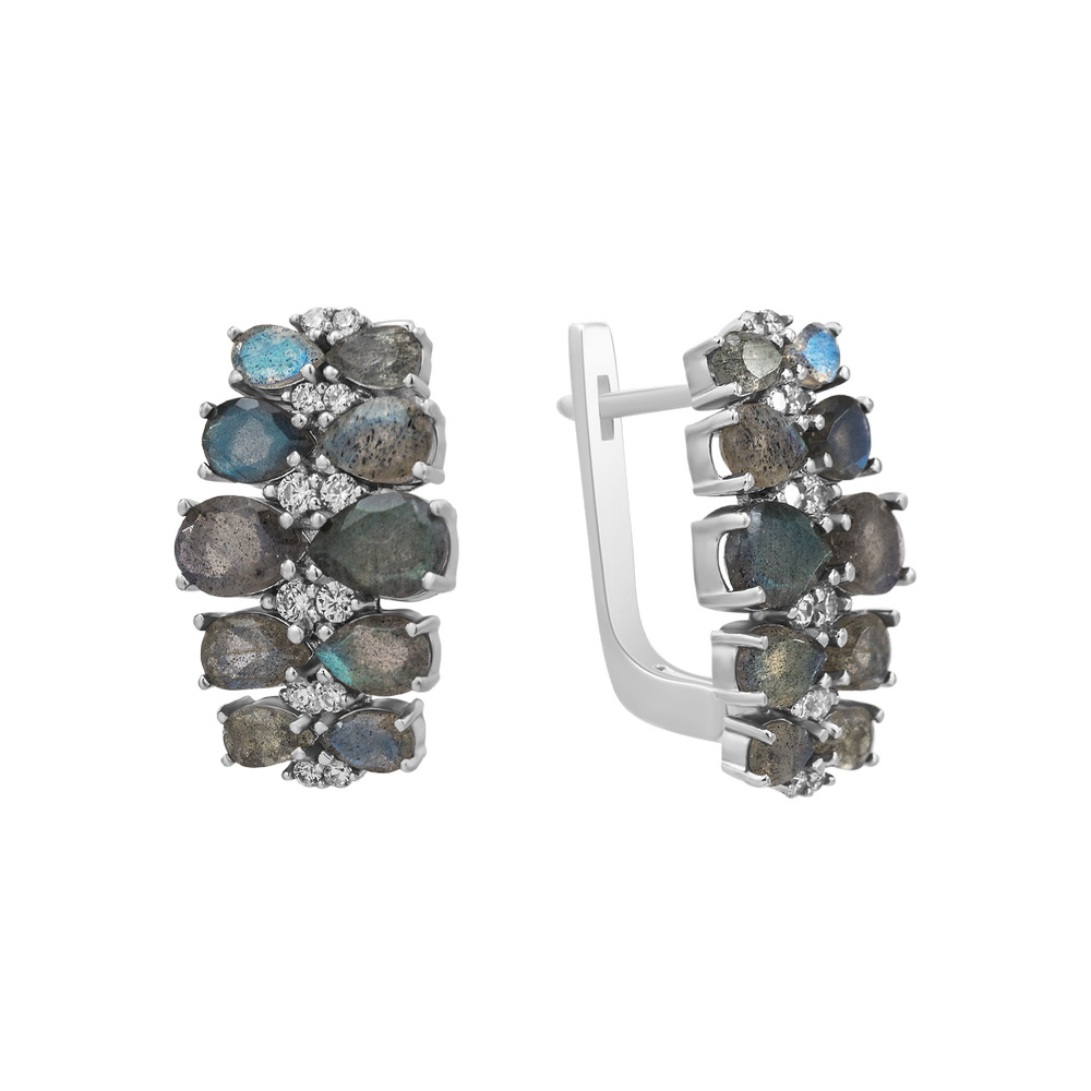 

Серьги с лабрадоритом 137-8810 GS-5187 р-