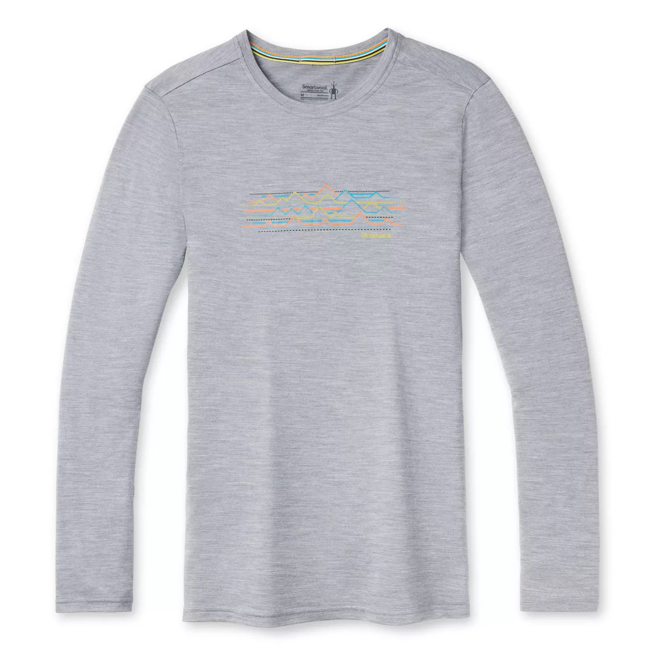 

Термофутболка мужская Smartwool Men's Merino Sport 150 Graphic Long Sleeve Tee, Light Gray Heather, M (SW SW011535.545-M)