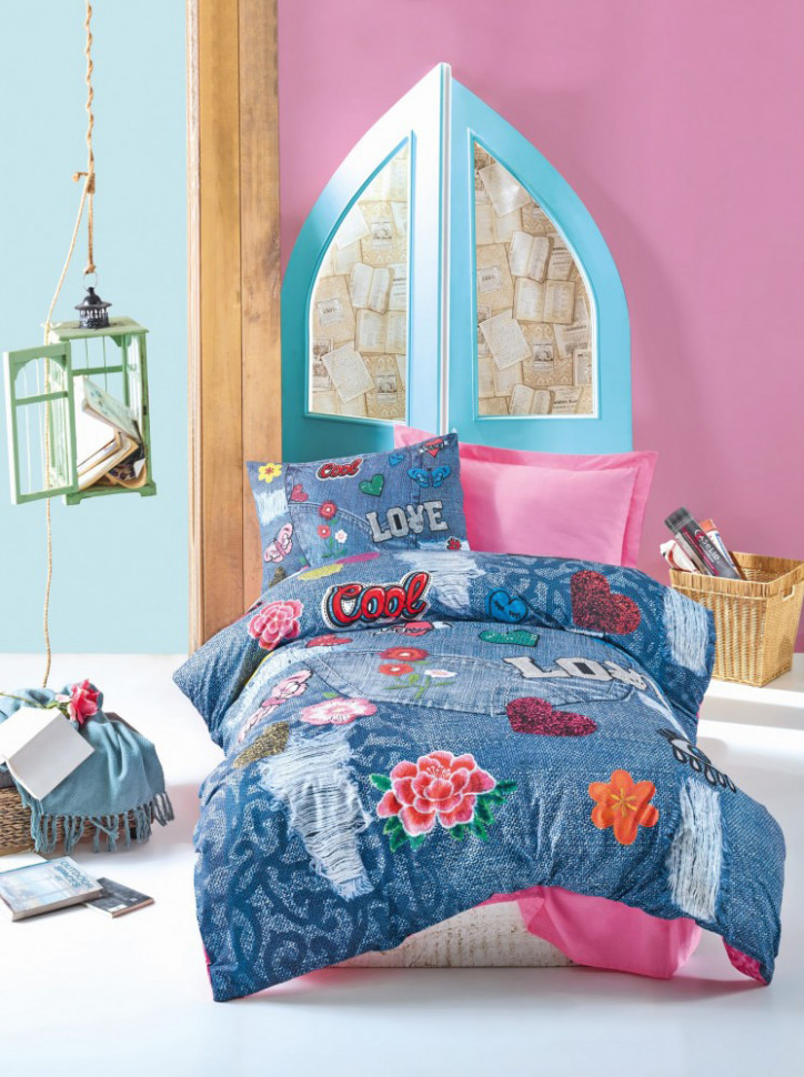

Постельное белье подростковое Cotton Box Kelly pembe 160x220