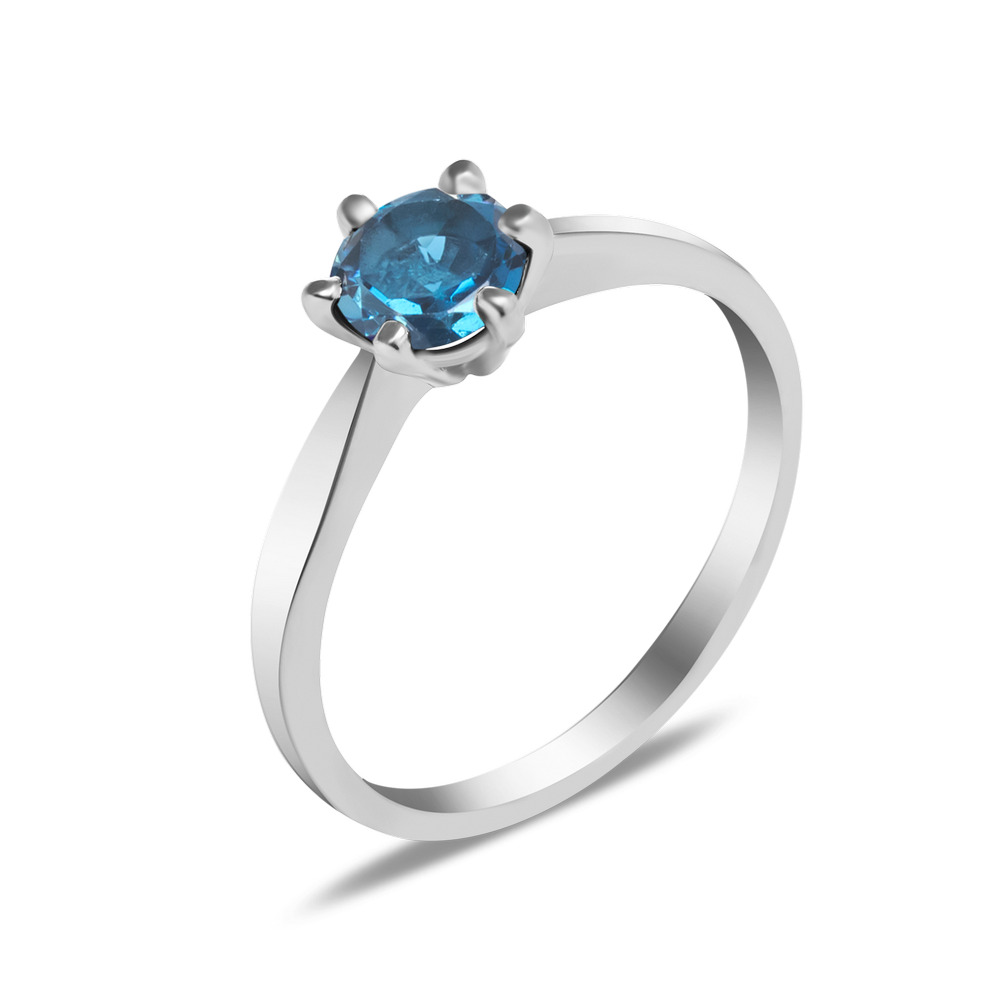 

Серебряное кольцо с лондон топазом 017-33 GS-3292 р-17
