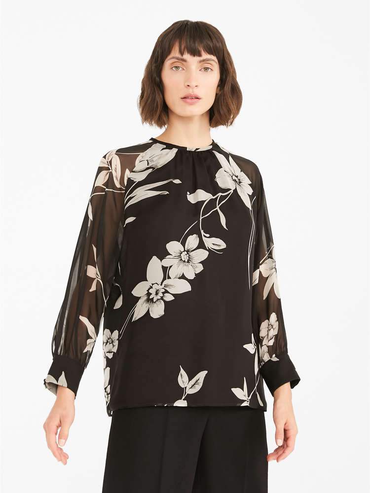 

Блуза MaxMara  Черная 61160503600, Блуза MaxMara 42 Черная 61160503600