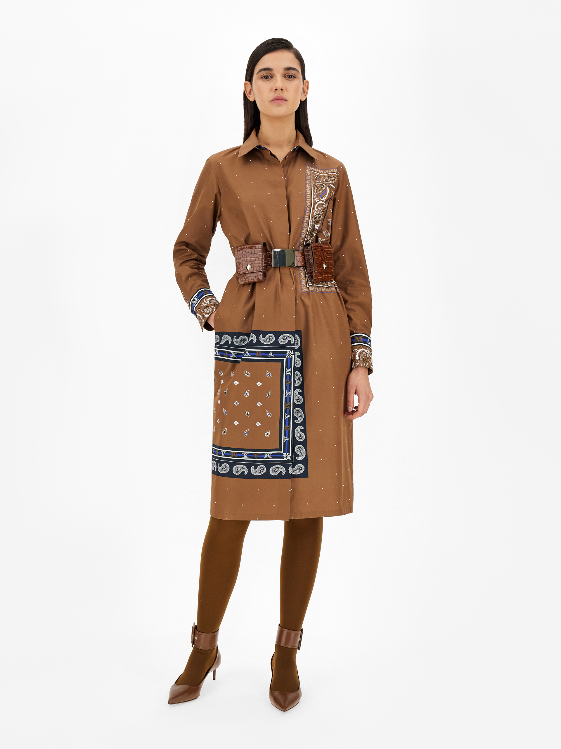 

Платье MaxMara  Коричневое 12260119600, Платье MaxMara 40 Коричневое 12260119600