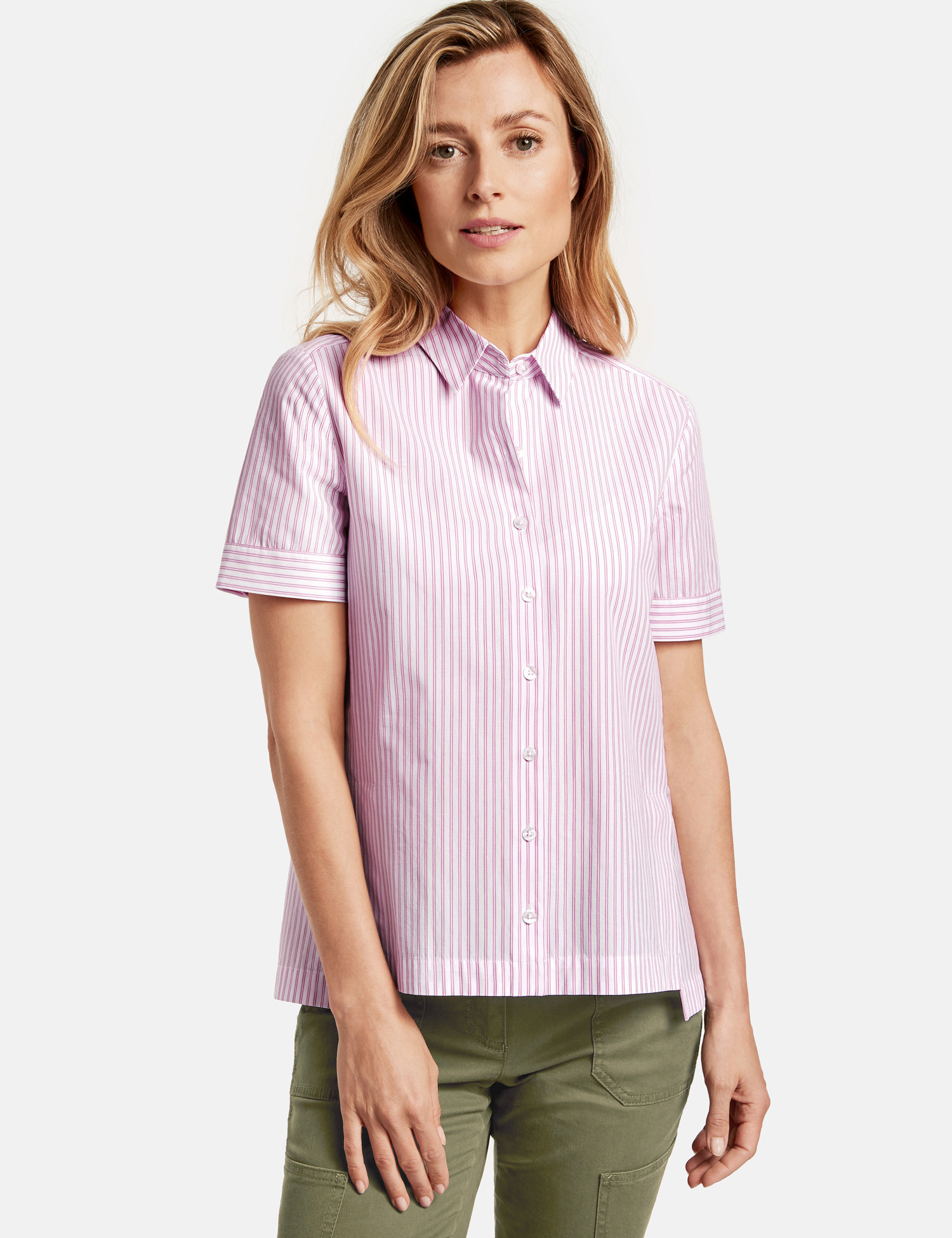

Рубашка Gerry Weber  Розовая 260102.66662, Рубашка Gerry Weber 36 Розовая 260102.66662