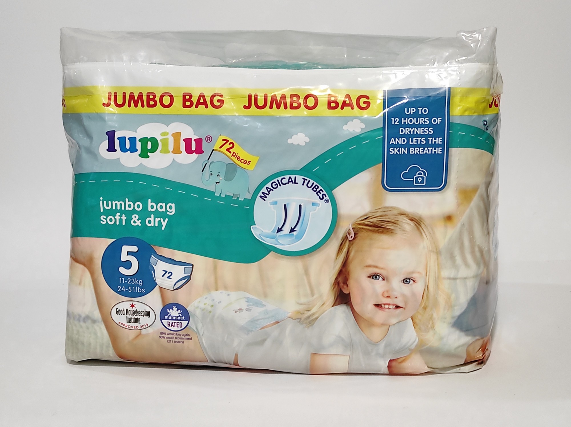 

Підгузники Lupilu soft & dry розмір 5, 11-23 кг, 72 шт