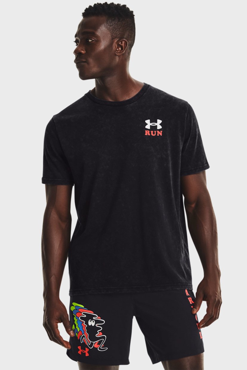 

Мужская черная футболка UA Keep Run Weird SS II Under Armour  1367343-001, Мужская черная футболка UA Keep Run Weird SS II Under Armour XL 1367343-001