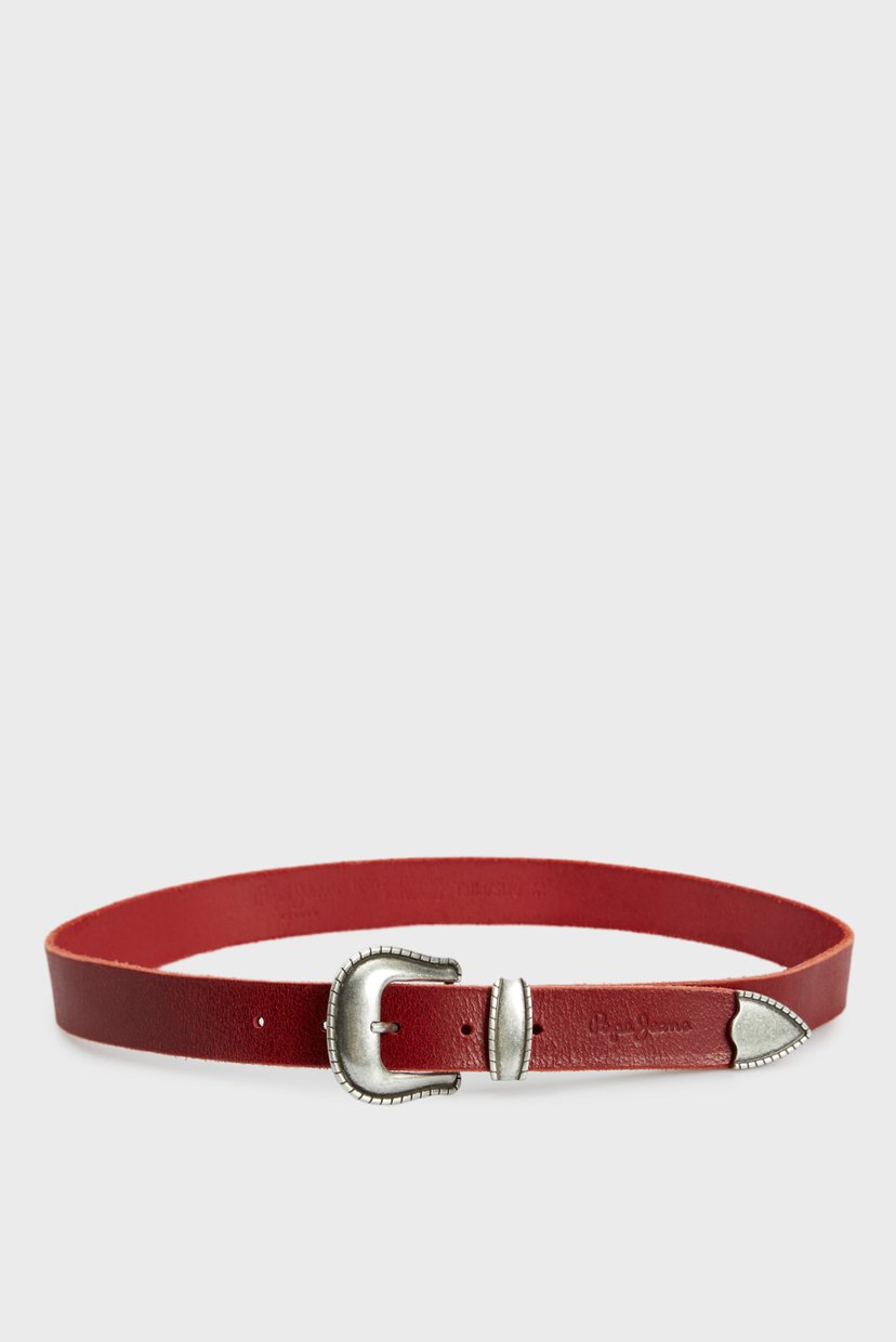 

Женский красный кожаный ремень Pepe Jeans S PL020793