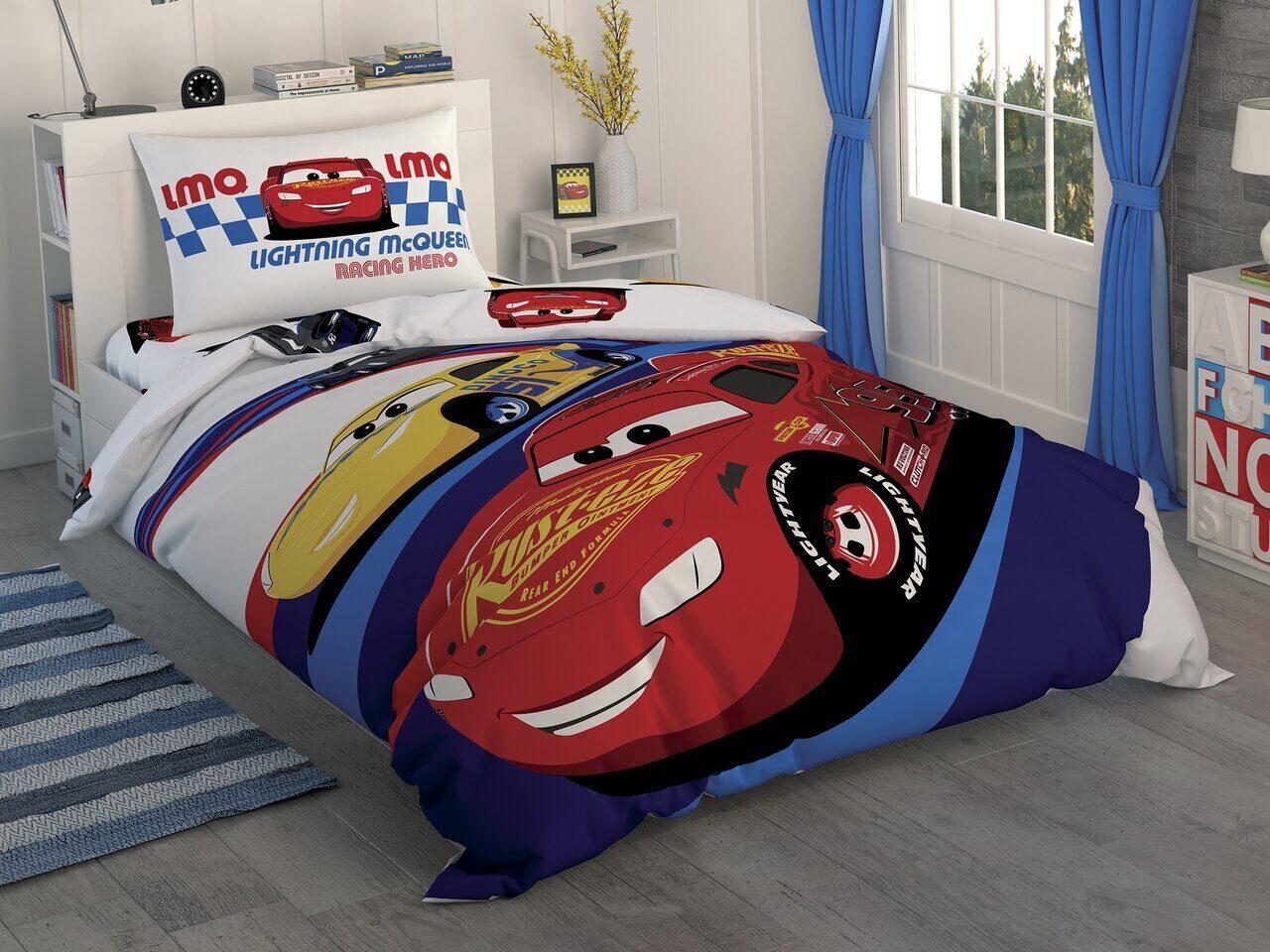 

Постельное белье Tac Disney - Cars Race 160*220 подростковый