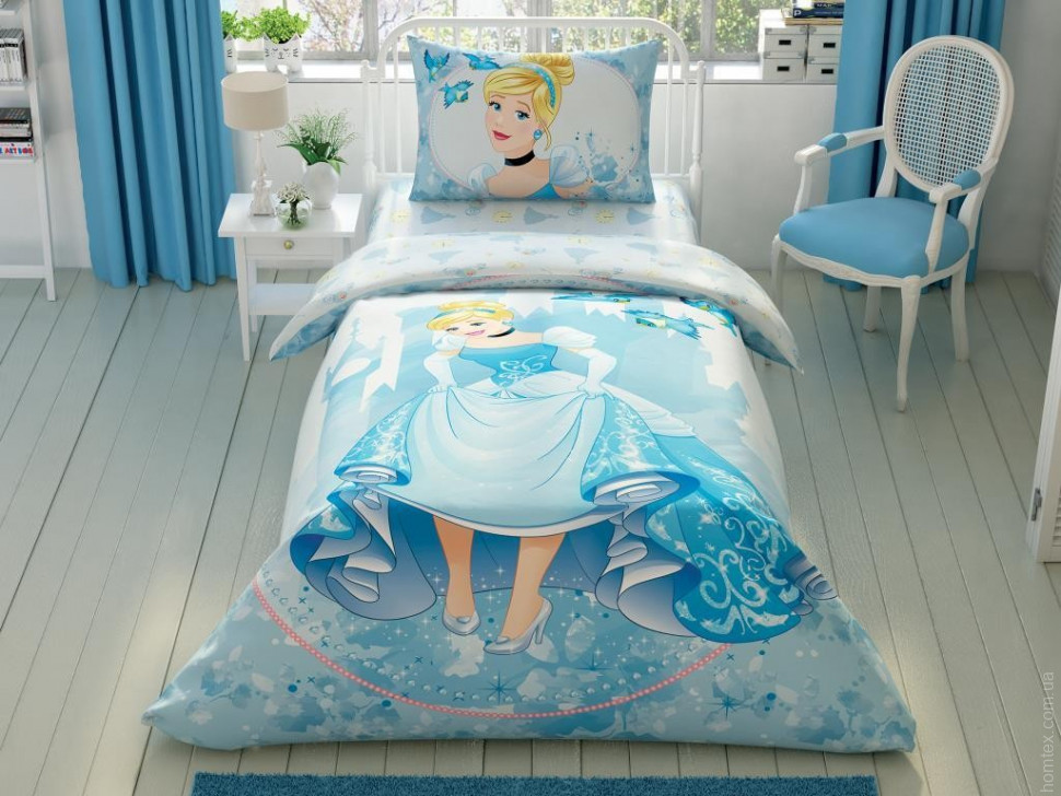 

Постельное белье Tac Disney - Cindrella Forever 160*220 подростковый