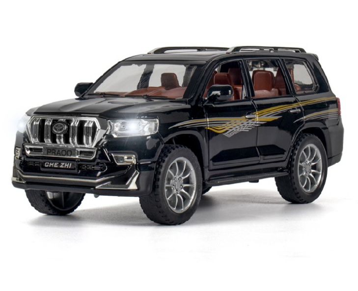 

Металлическая машинка Toyota Land Cruiser Prado масштаб 1:24 Black