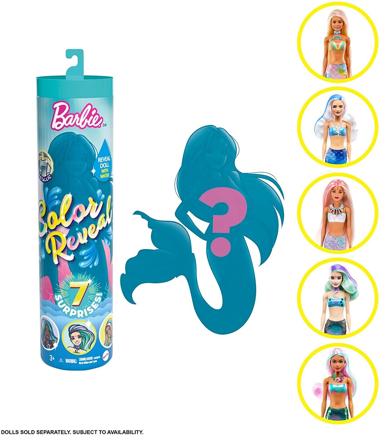 

Кукла Барби русалка Сюрприз Barbie Color Reveal Mermaid Цветное перевоплощение