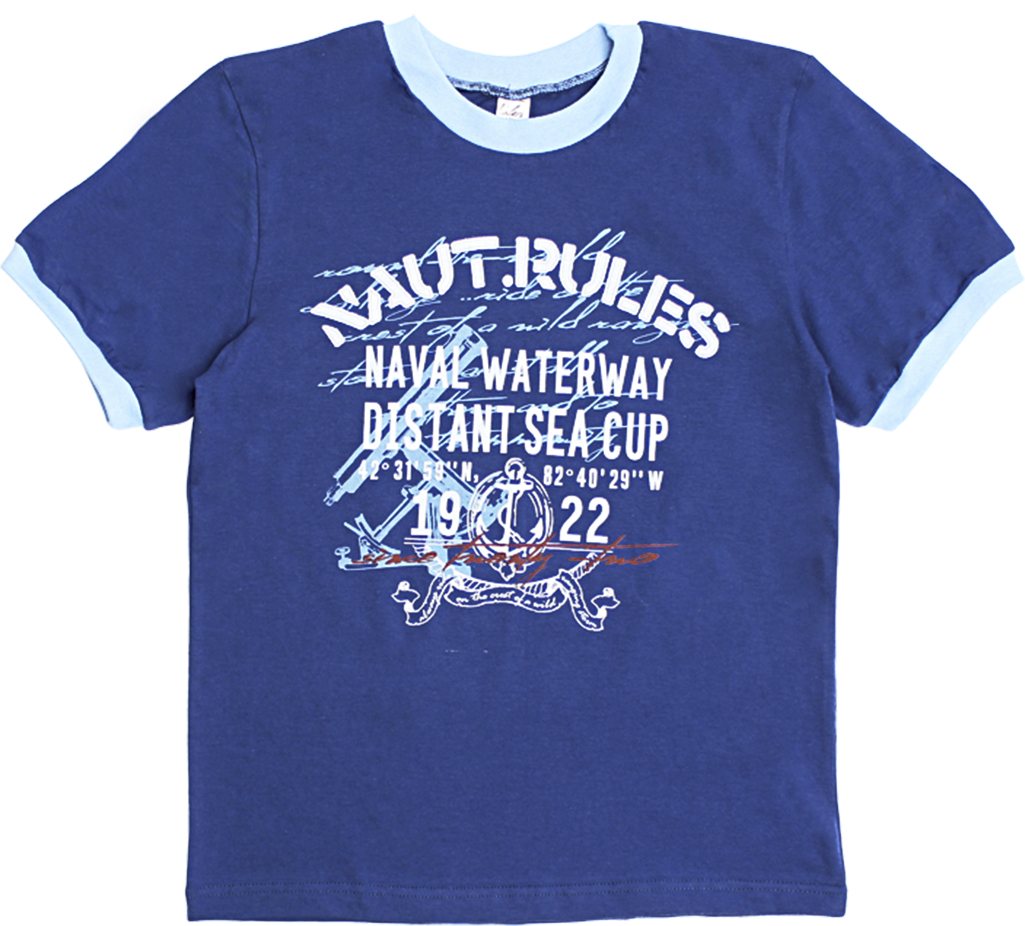 

Футболка для хлопців Валері-Текс 1817-55-232-007-1 128 см Синій