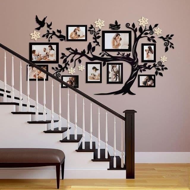 

Семейное дерево для фотографий 9 рамок LikeWood Family Tree XL 200 × 111 см Черный