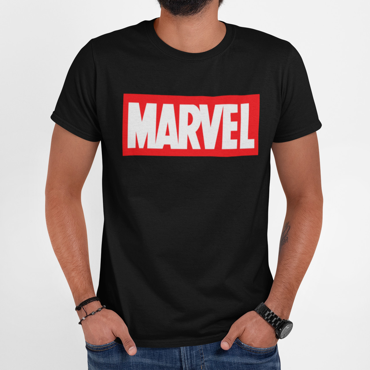 

Футболка черная мужская с принтом "Marvel" JHK T-Shirt  5002 (2337, Футболка черная мужская с принтом "Marvel" JHK T-Shirt L 5002 (2337)
