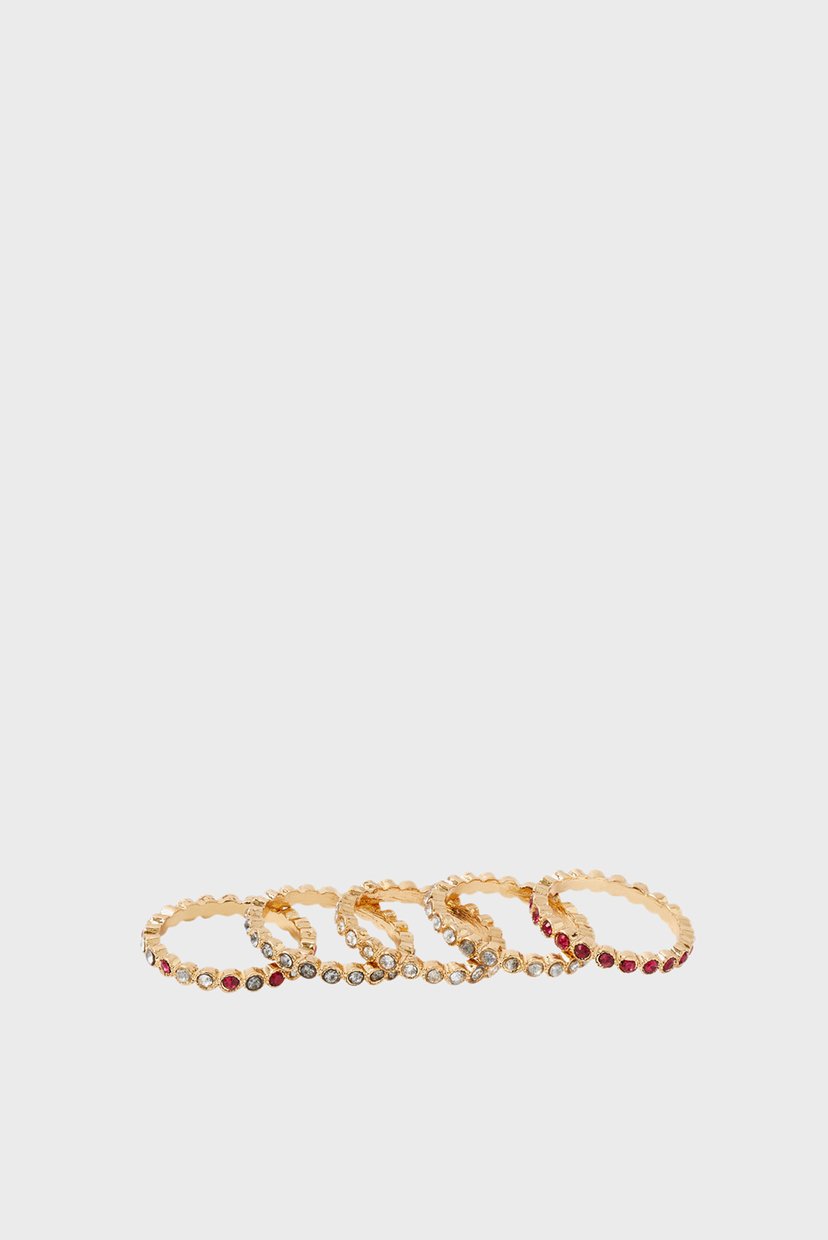 

Женские золотистые кольца (5 шт) ERRY BLUSH BEZE Accessorize S 294024
